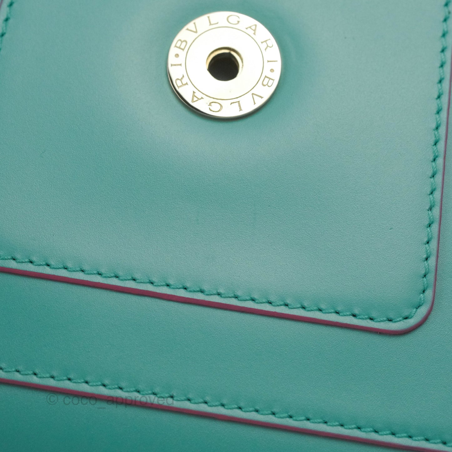 Bvlgari Serpenti Forever Small Crossbody Bag Green Gold Hardware