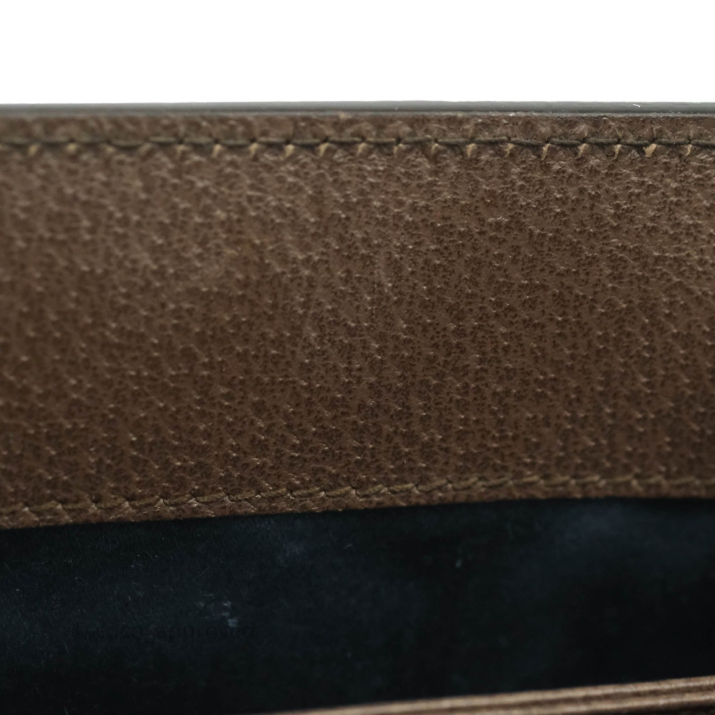 Gucci GG Supreme Monogram Web Small Ophidia Chain Shoulder Bag Brown