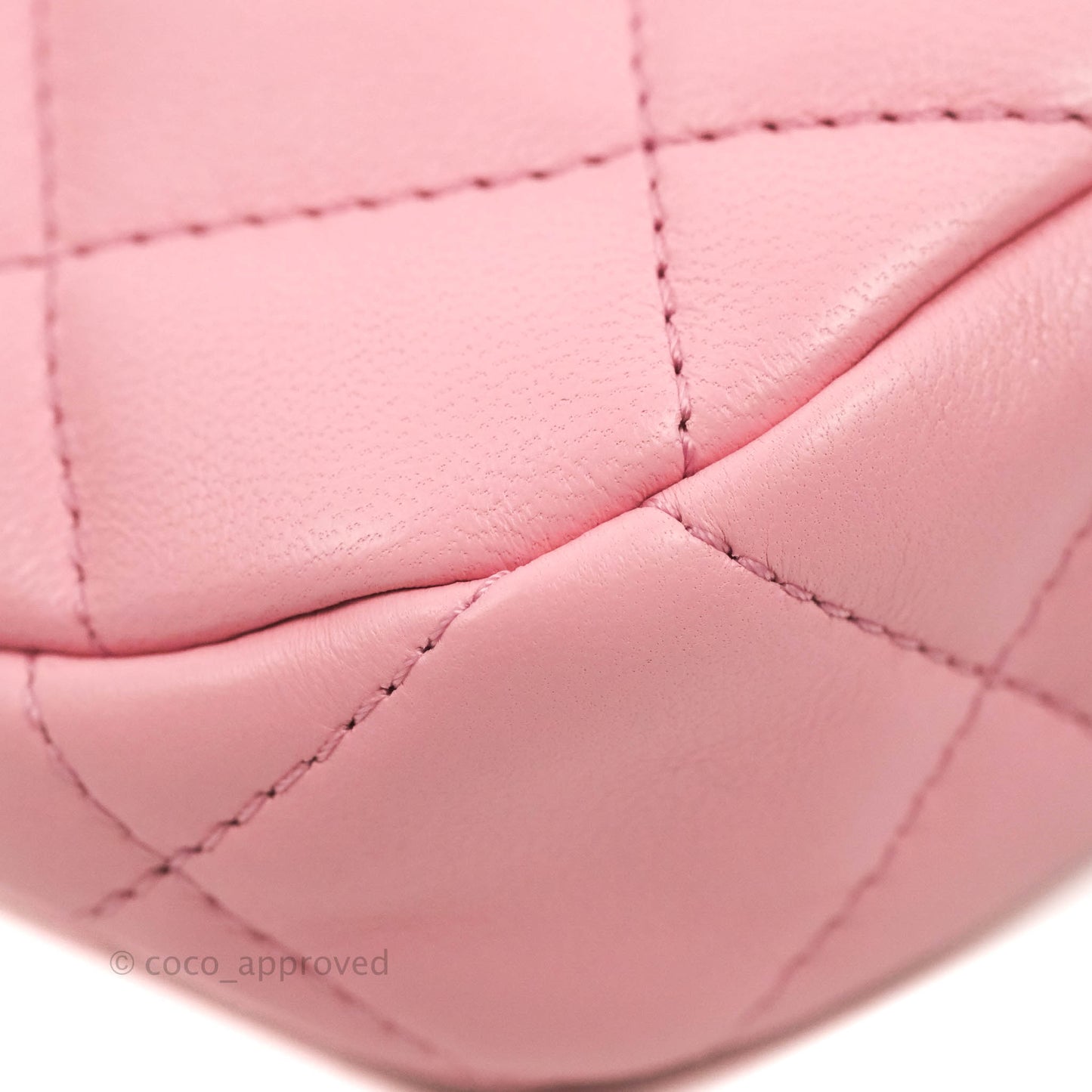 Chanel Quilted CC Chain Hobo Bag Pink Lambskin Aged Gold Hardware