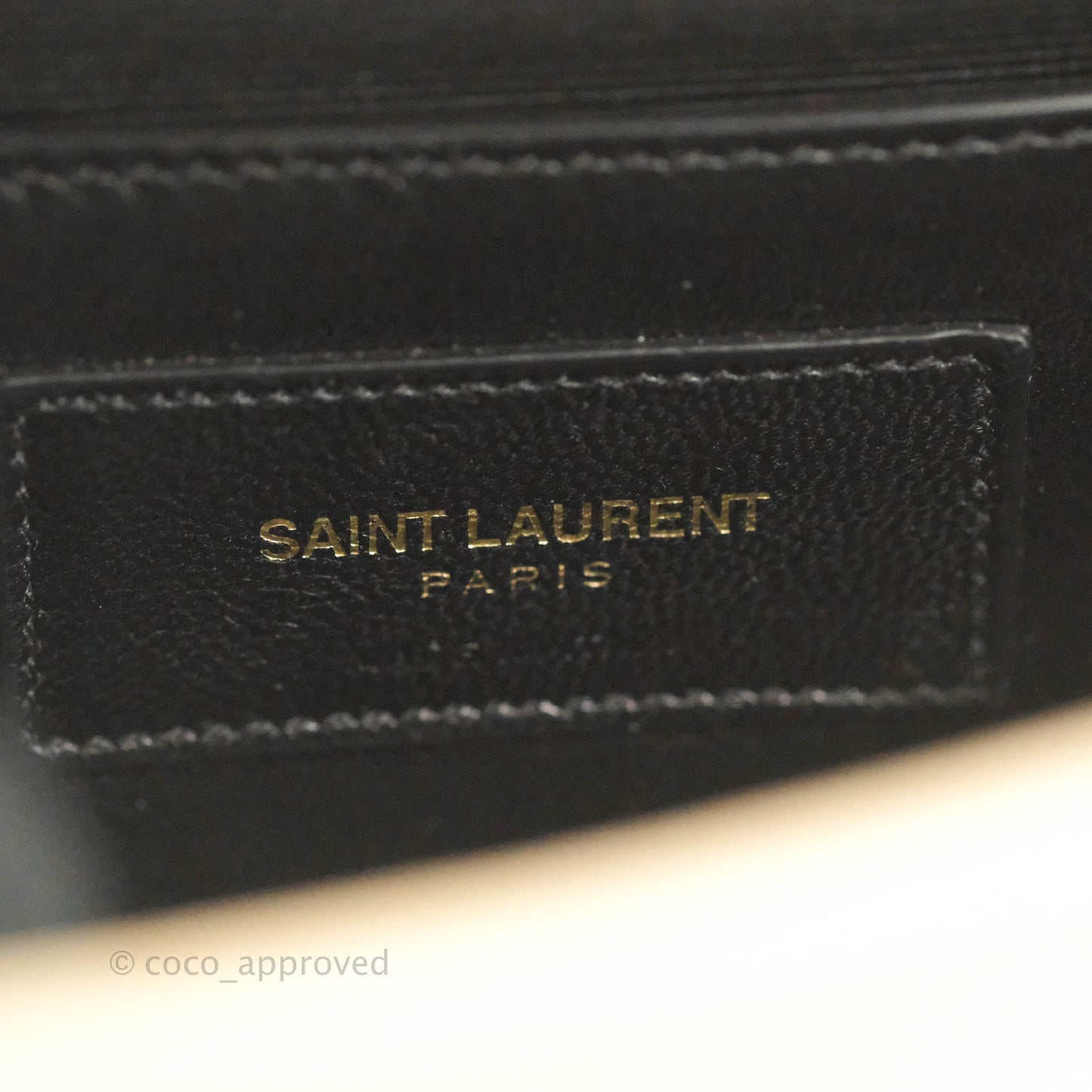 Saint Laurent Beige Kate Small Grained Leather Shoulder Bag Gold Hardware