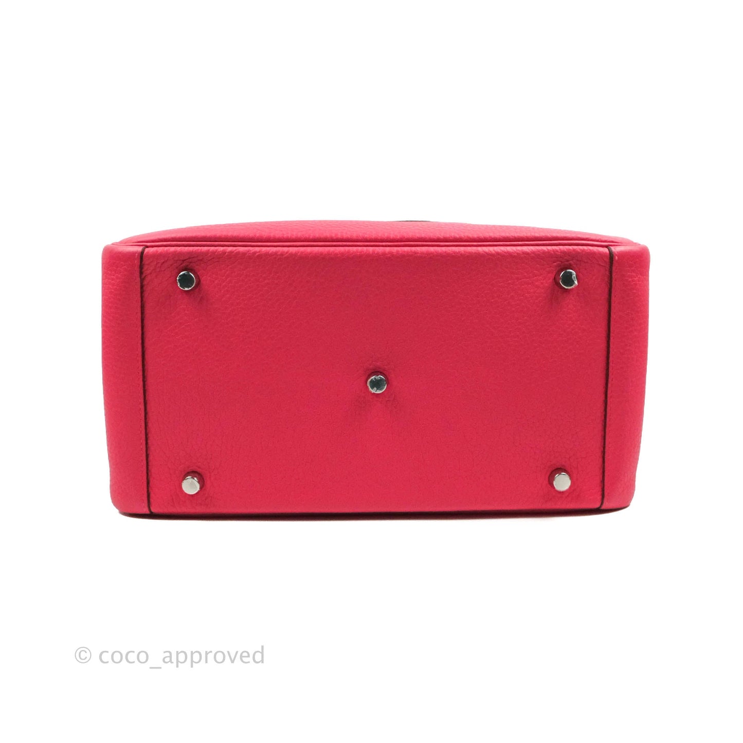 Hermès Lindy 30 Rose Extreme Clemence Palladium Hardware