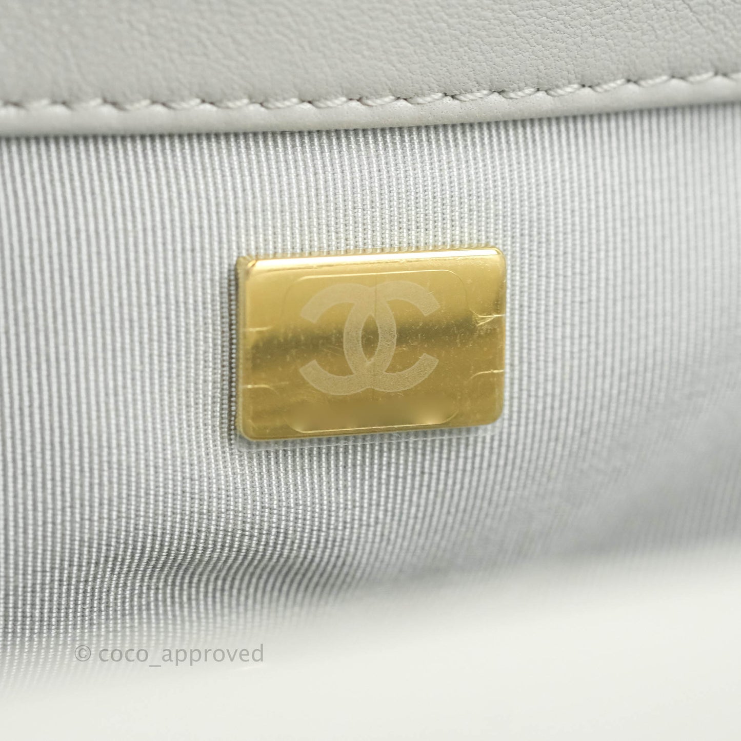 Chanel 19 Small Grey Mixed Hardware 21A
