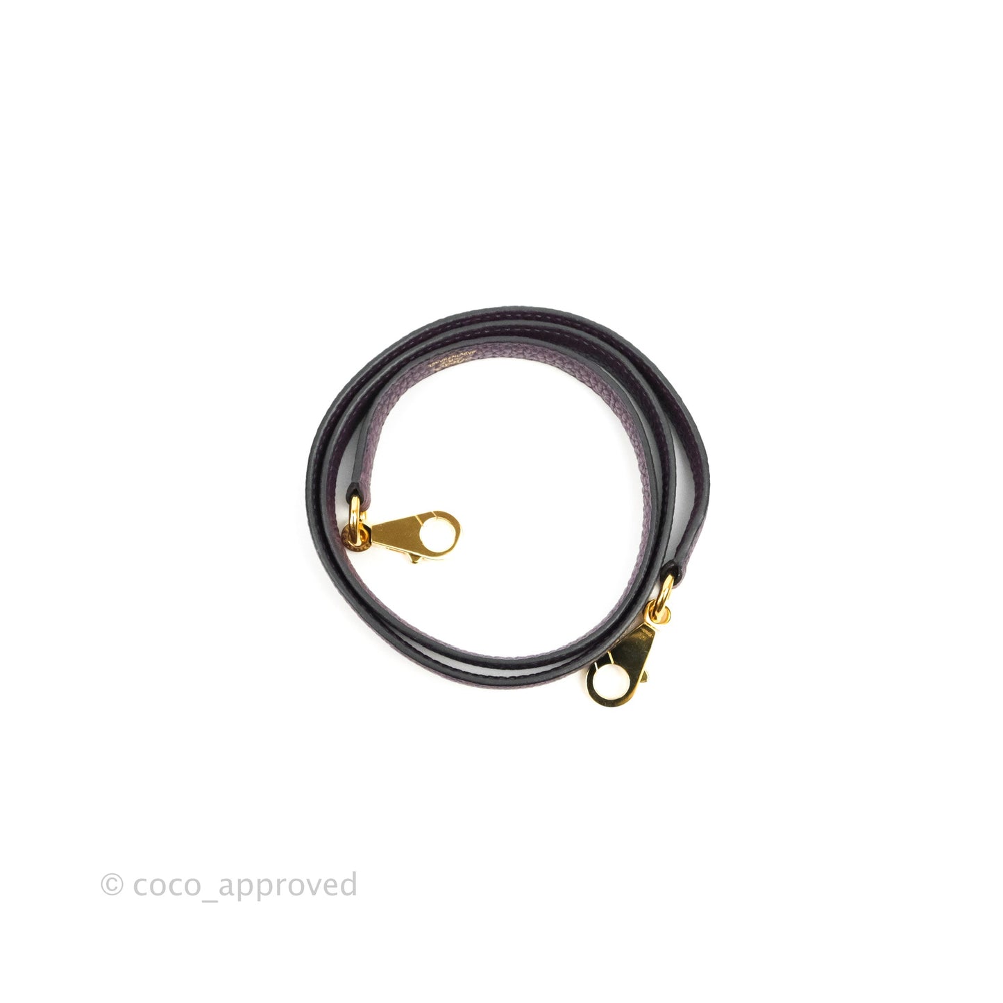 Hermès Retourne Kelly 25 Cassis Gold Hardware