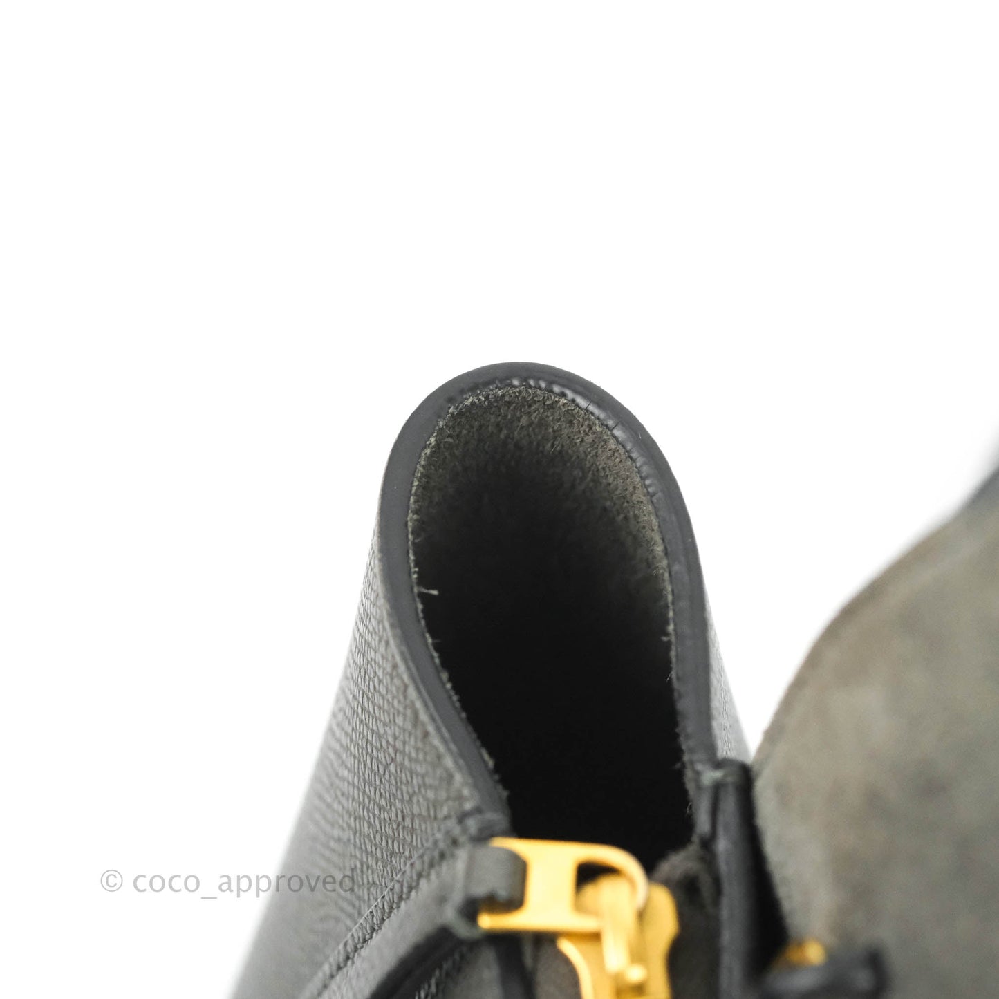Celine Nano Belt Bag Grey Grained Calfskin Gold Hardware