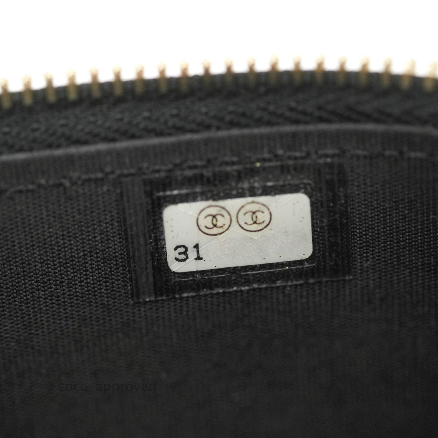 Chanel Vanity Rectangular Top Handle Black Lambskin Gold Hardware
