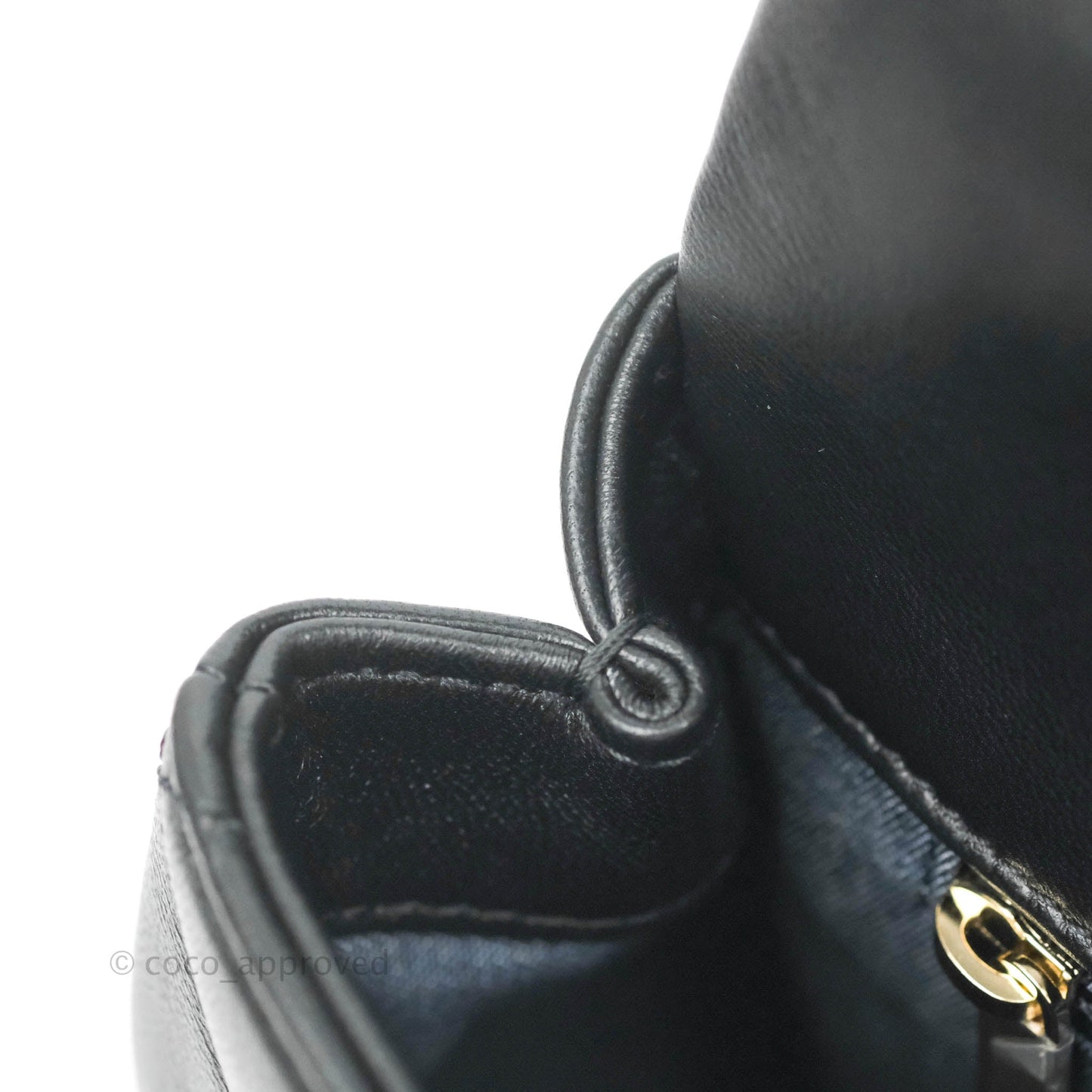 Chanel Quilted Large Resin Bi-Color Chain Flap Bag Black Lambskin Gold Hardware