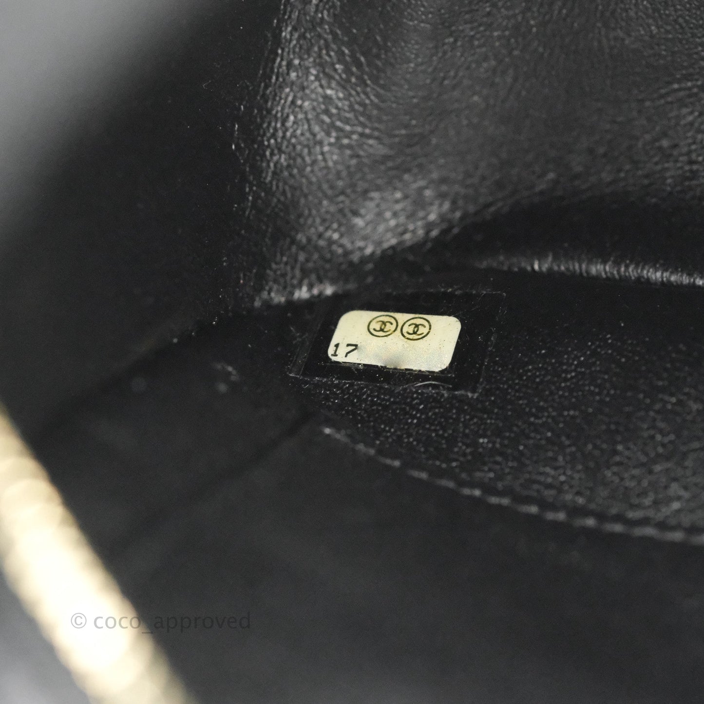 Chanel Quilted Camera Case Bag Black Lambskin Aged Gold Hardware