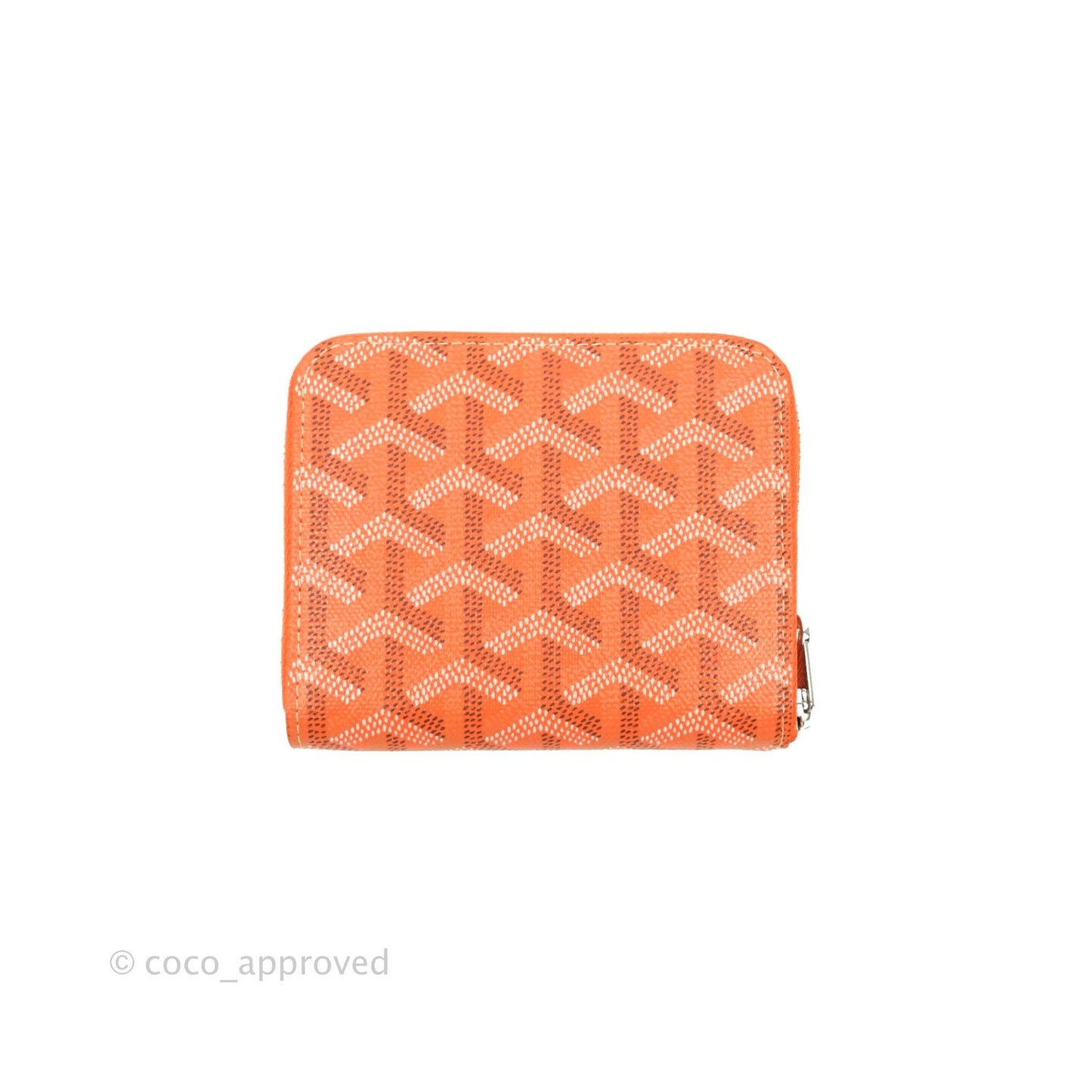 Goyard Goyardine Matignon PM Wallet Orange