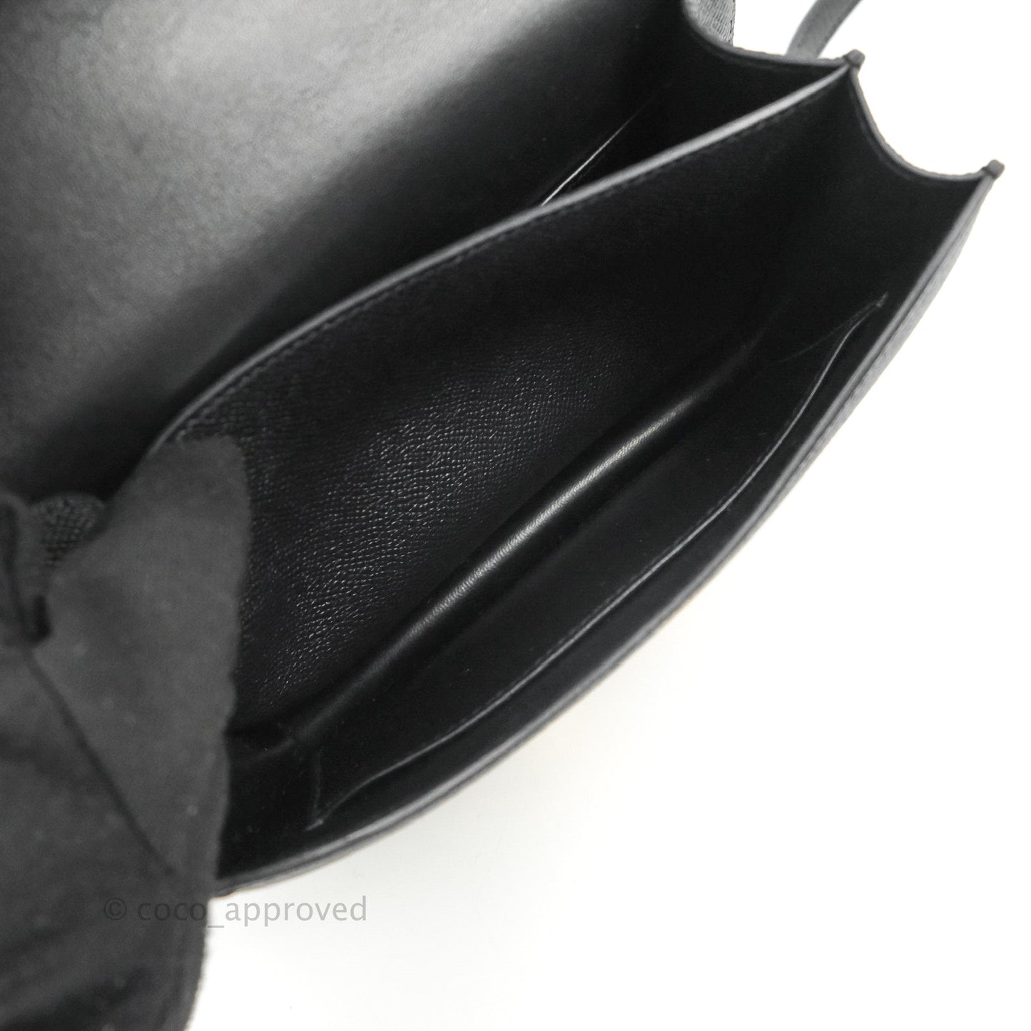 Hermès Constance Mini 18cm Black Epsom Gold Hardware