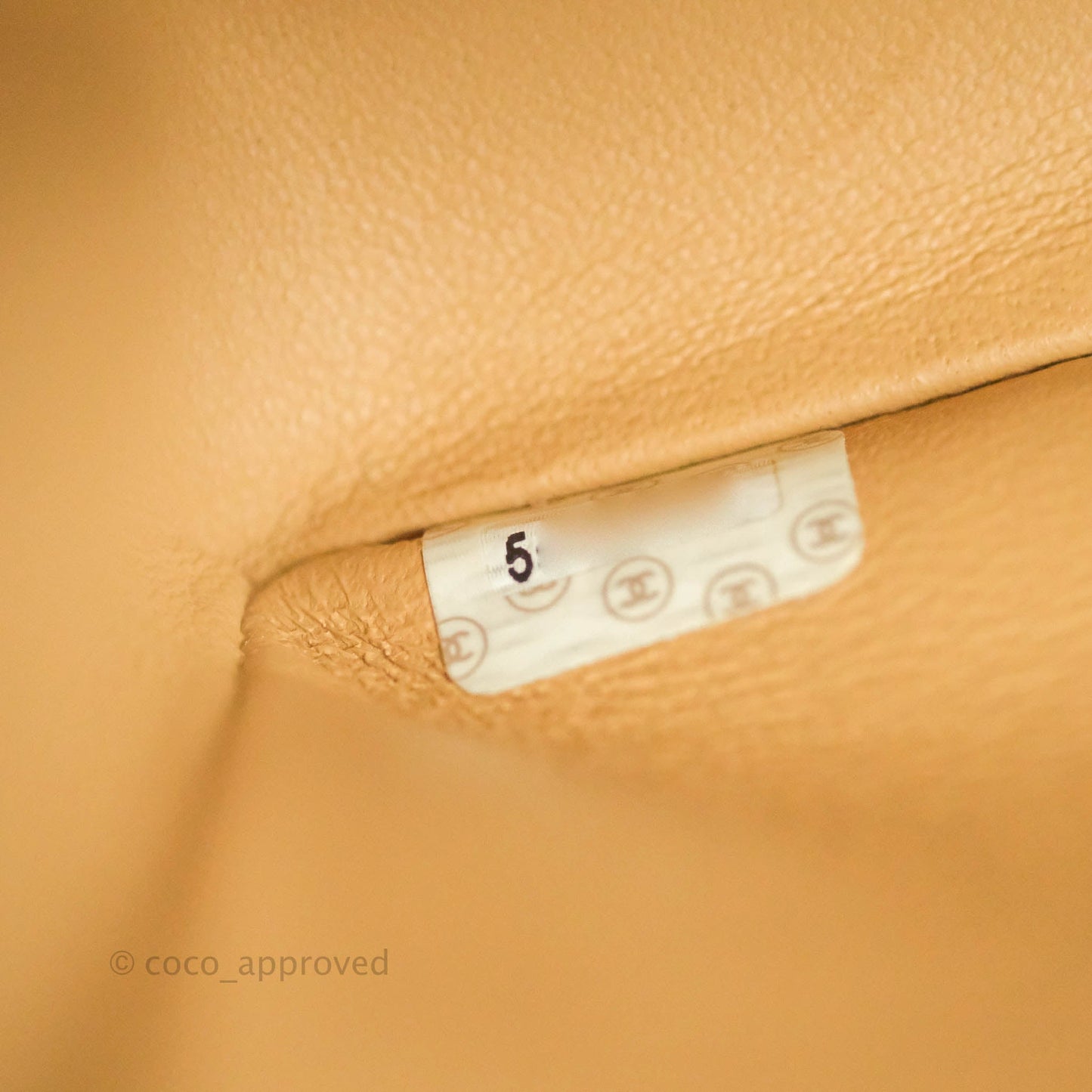 Chanel Classic Vintage Jumbo Single Flap Beige Lambskin Gold Hardware