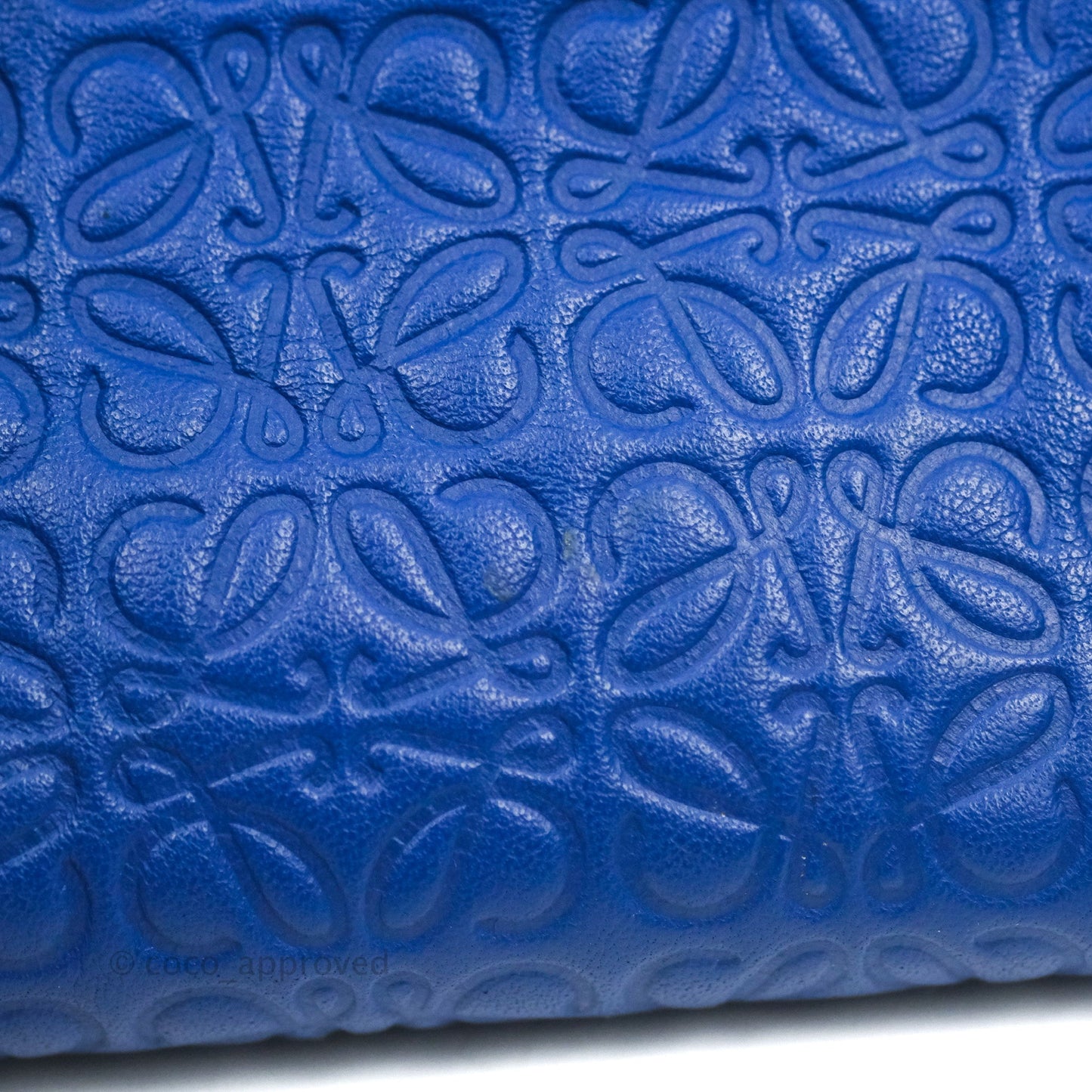 Loewe Avenue Chain Bag Anagram Blue
