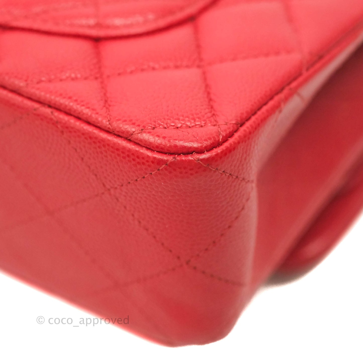 Chanel Classic Small S/M Flap Red Caviar Gold Hardware
