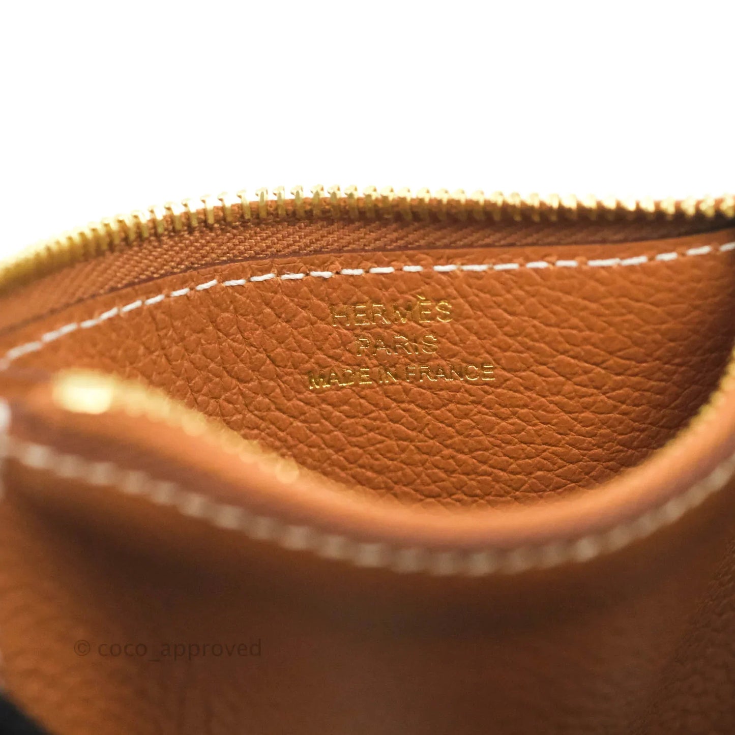 Hermès Roulis Slim Wallet Gold Gold Hardware