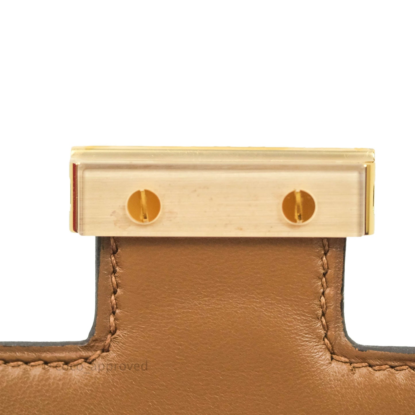 Hermès Constance Mini 18cm Alezan Epsom Gold Hardware
