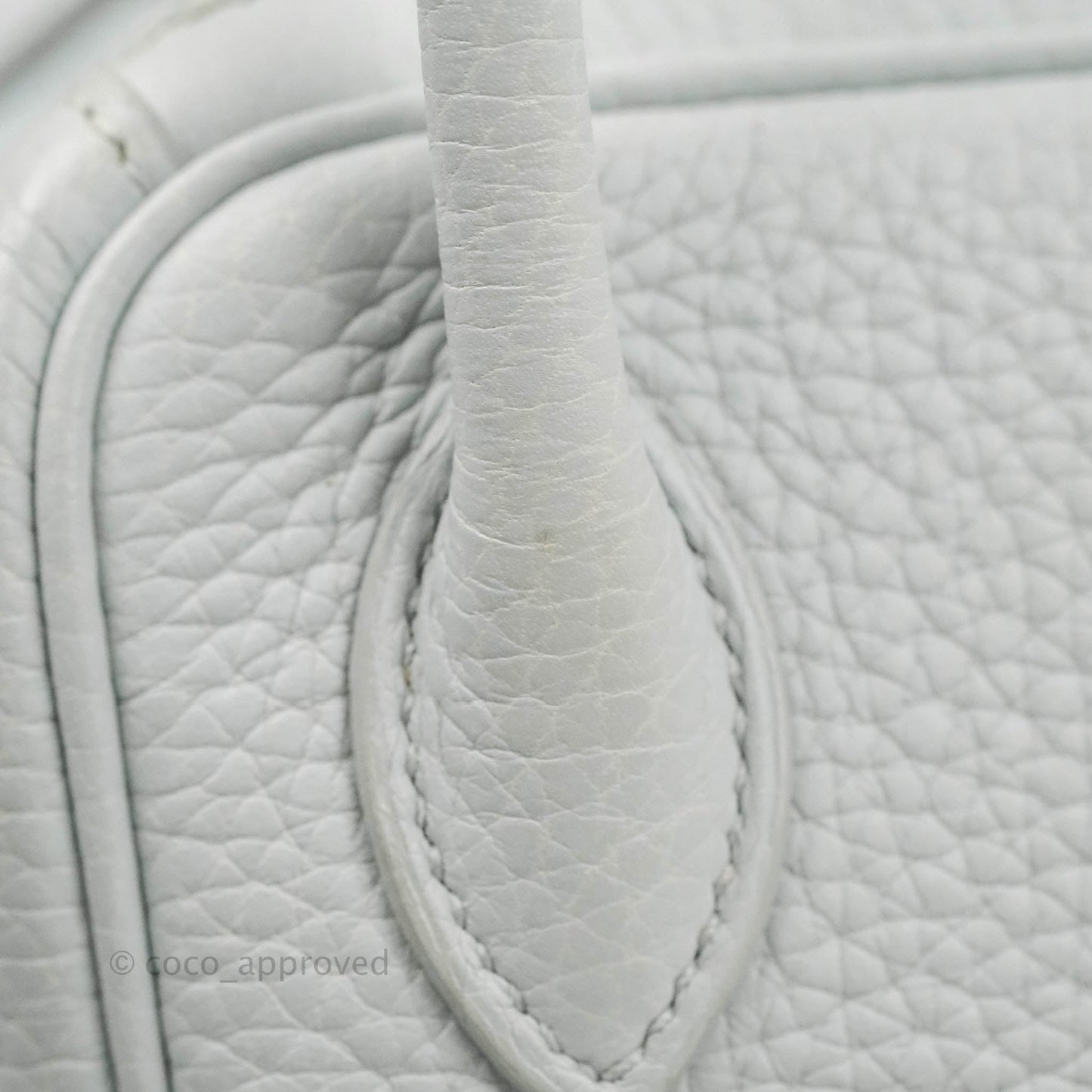 Hermès Lindy 26 Blue Glacier 8U Taurillon Clemence Palladium Hardware