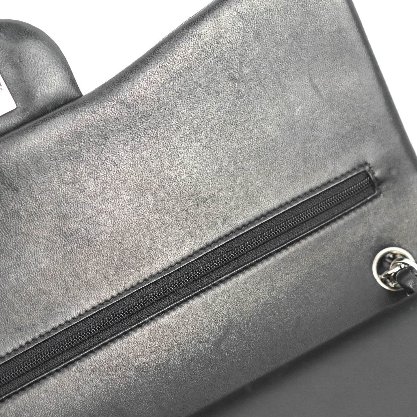 Chanel Jumbo Double Flap Black Lambskin Silver Hardware⁣⁣
