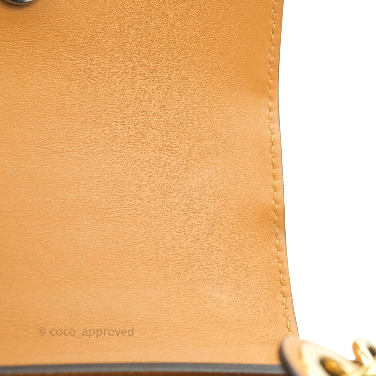 Chloe Small Croc-Embossed Tess Brown Bag