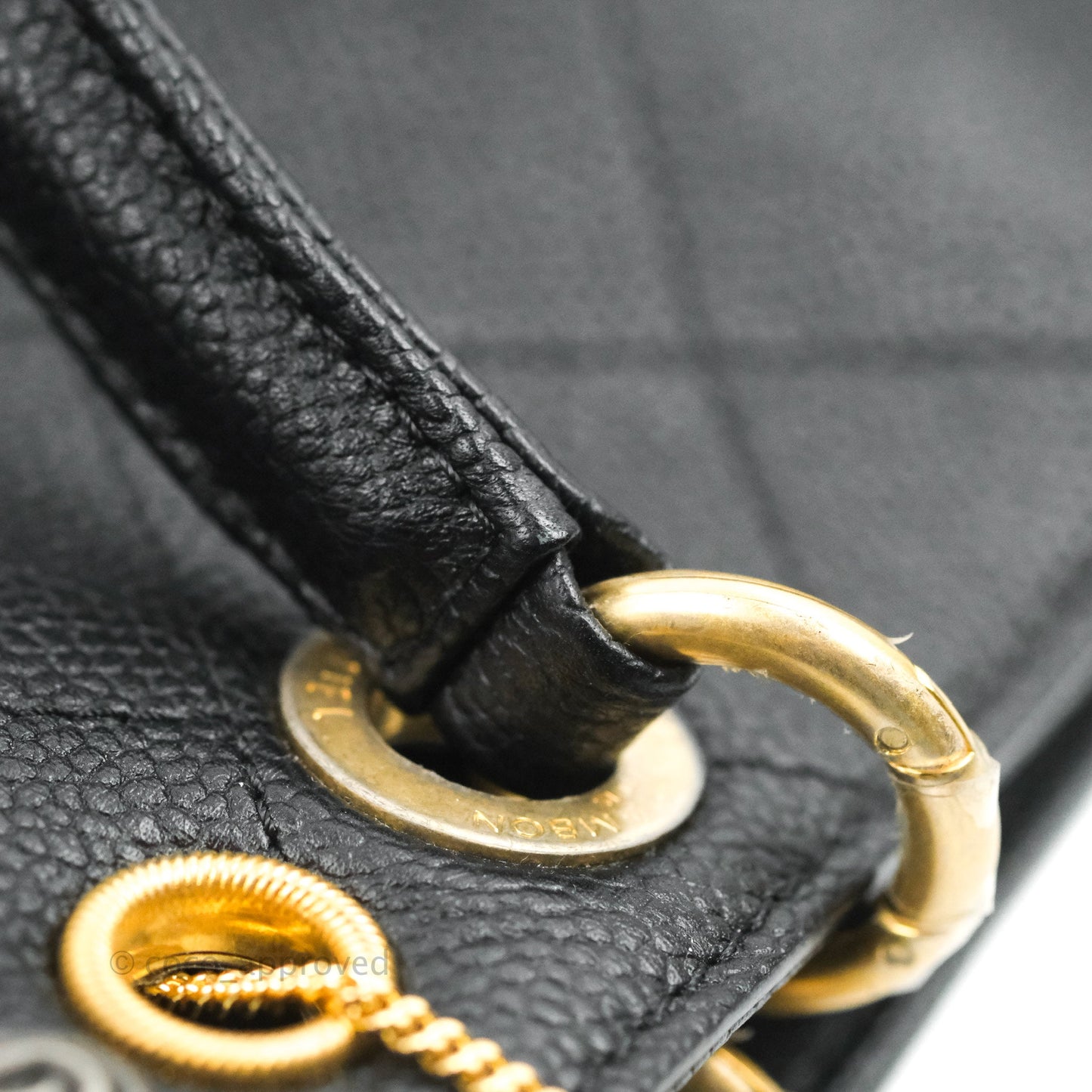 Chanel Quilted Shopping Tote Black Caviar Aged Gold Hardware 18C