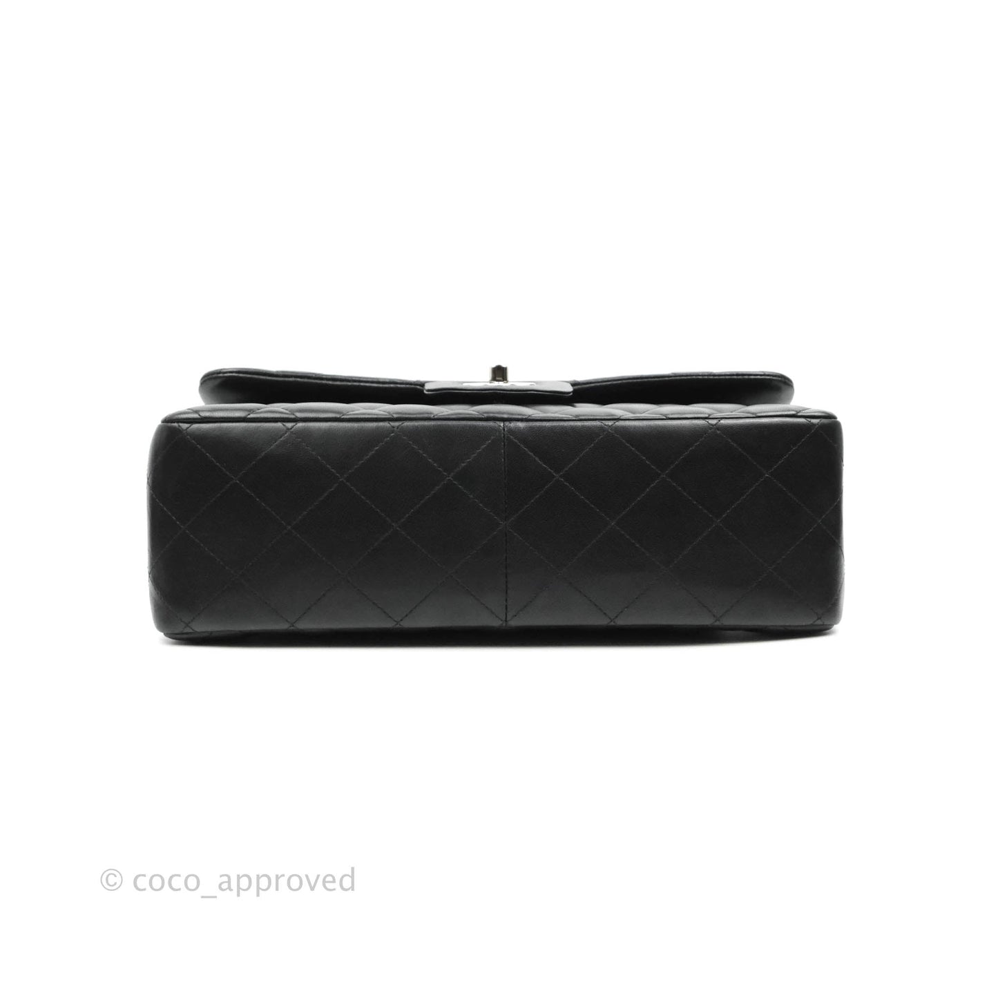 Chanel Jumbo Double Flap Black Lambskin Silver Hardware⁣⁣