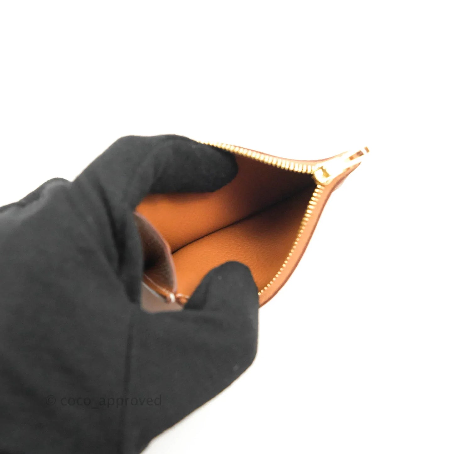 Hermès Roulis Slim Wallet Gold Gold Hardware