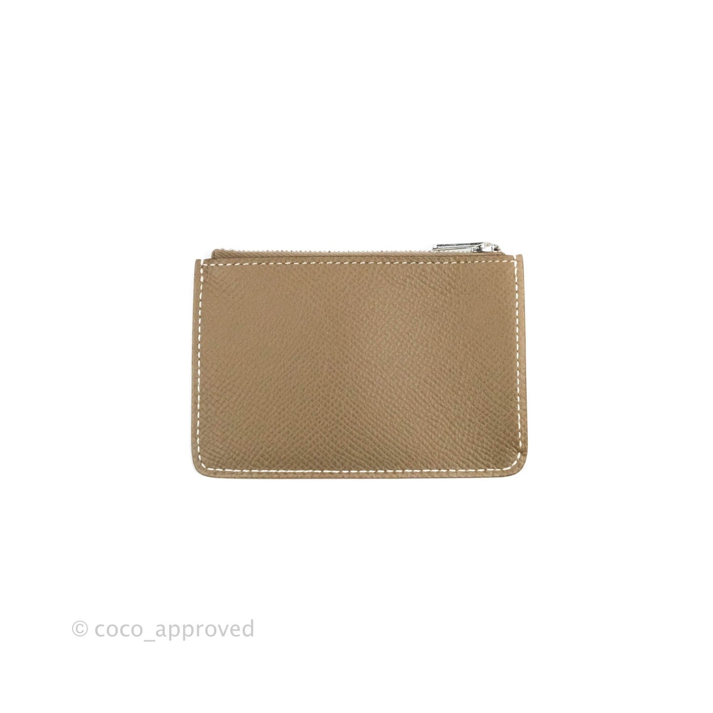 Hermès Constance Slim Wallet Etoupe Epsom Palladium Hardware