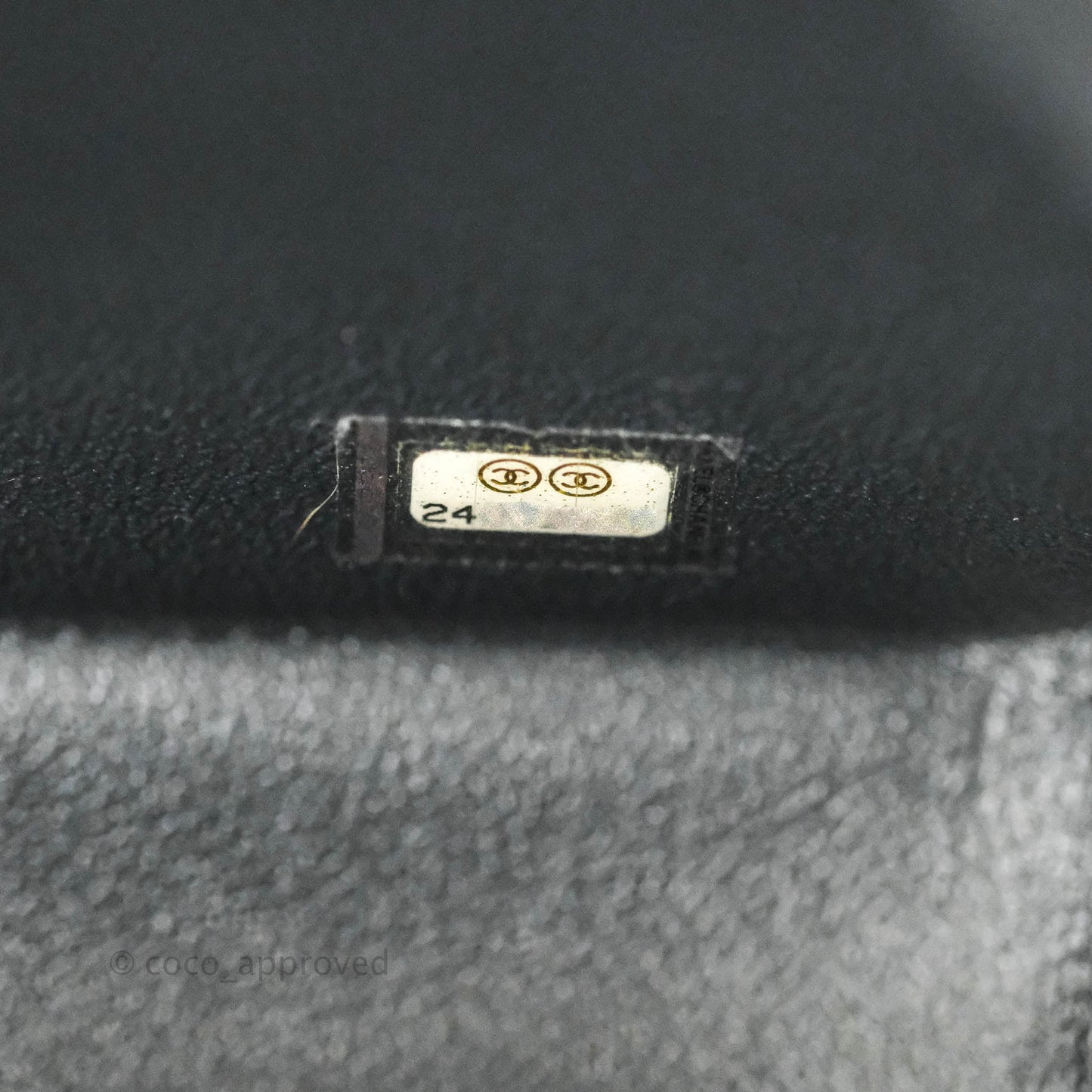 Chanel Chevron Mini Rectangular Flap Iridescent Black Caviar Ruthenium Hardware 17B