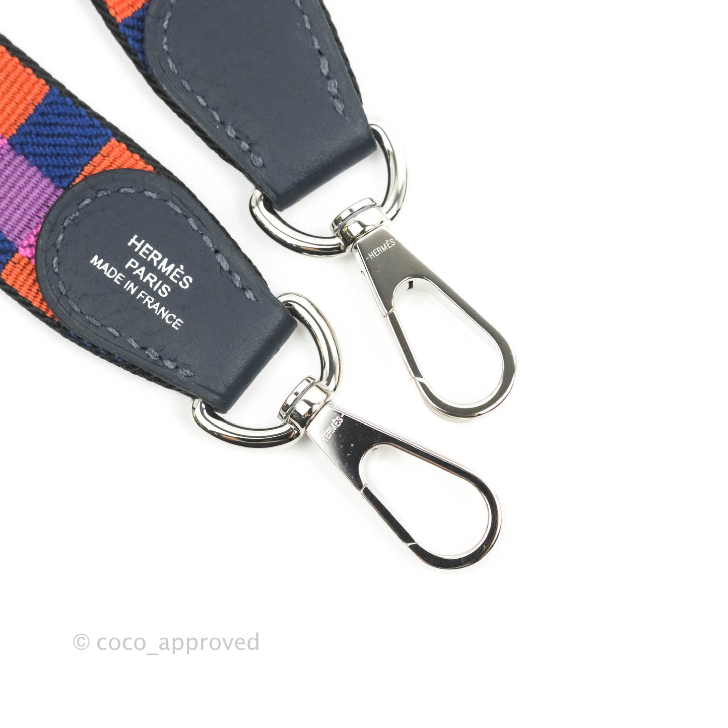 Hermès Clemence Mini Evelyne TPM Navy Palladium Hardware