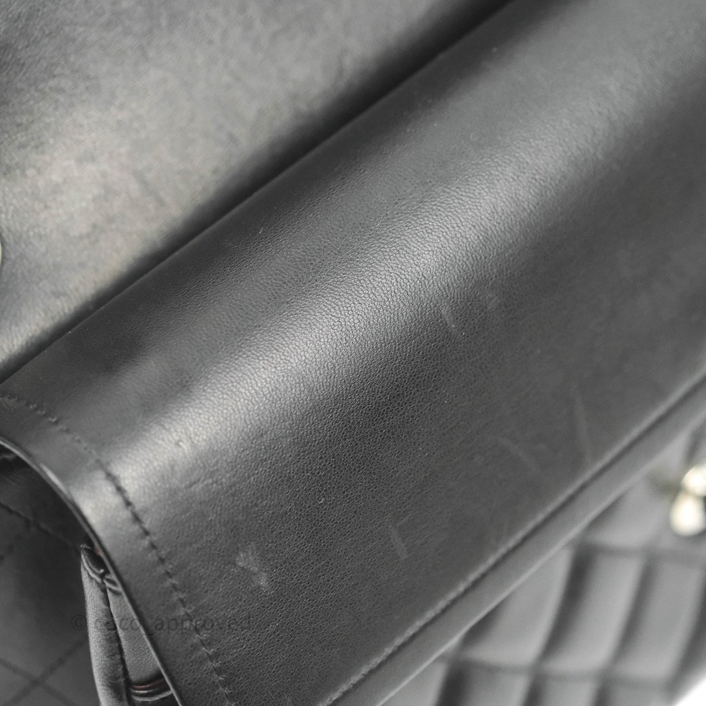 Chanel Jumbo Double Flap Black Lambskin Silver Hardware⁣⁣