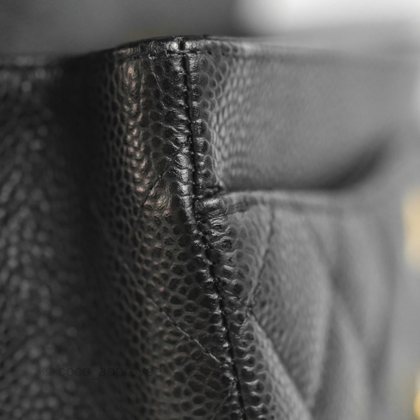 Chanel Small Classic Quilted Flap Black Caviar Gold Hardware