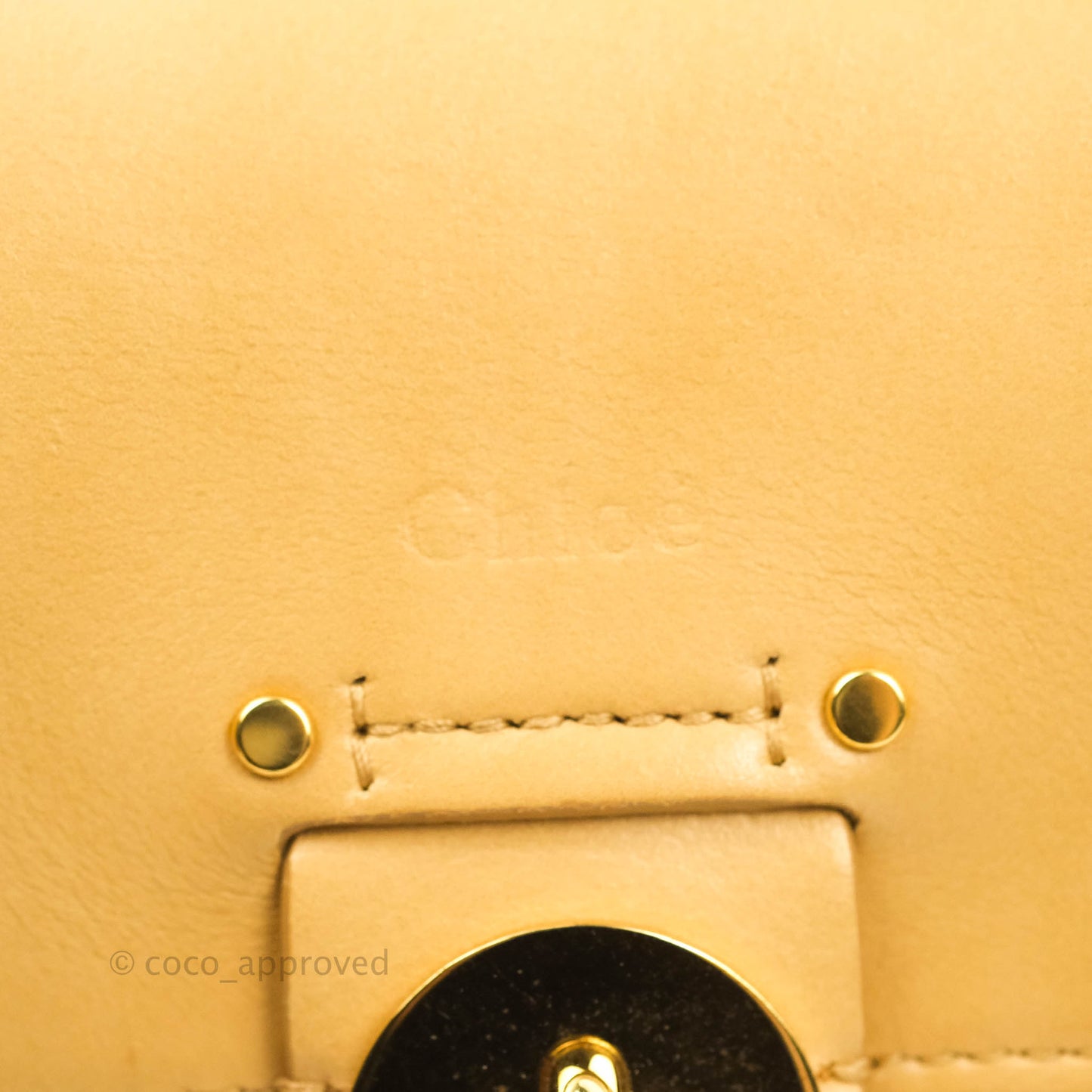 Chloé Small Tess Bag Beige Calfskin