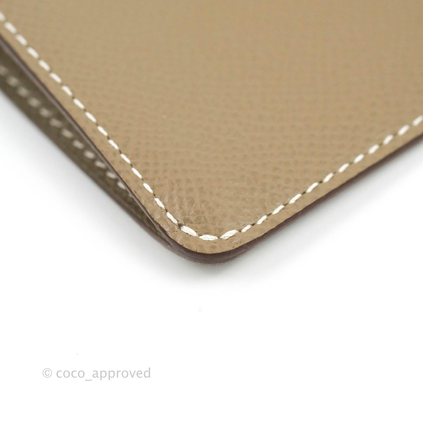 Hermès Constance Slim Wallet Etoupe Epsom Palladium Hardware