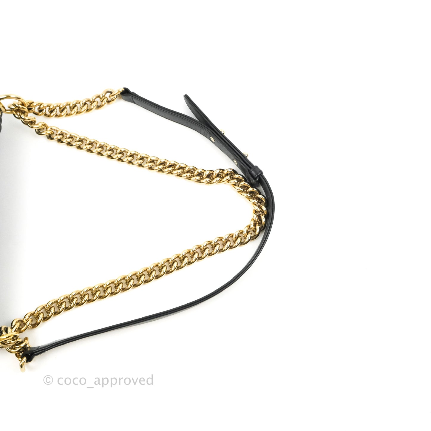 Chanel Chevron Medium Boy Black Calfskin Gold Hardware