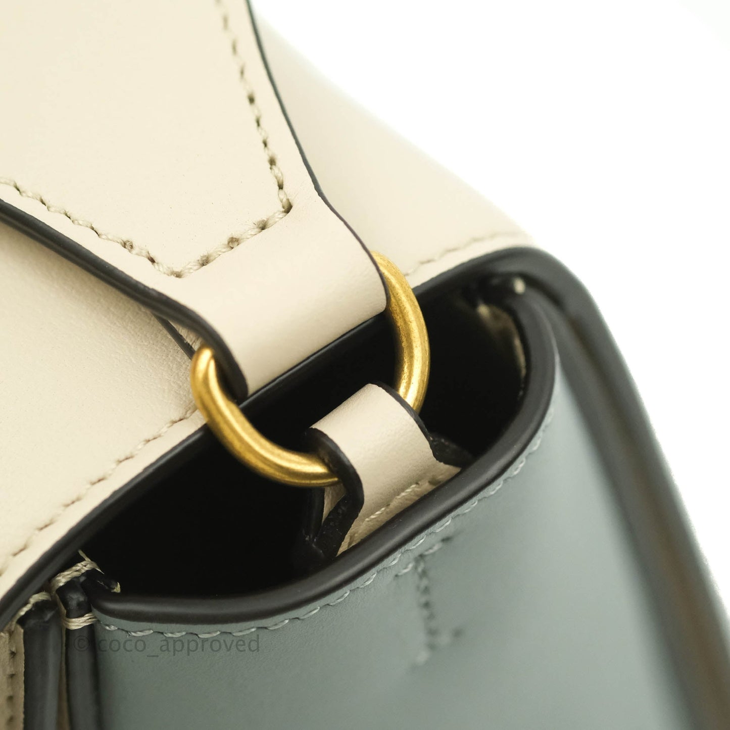 Celine Frame Bag Blue & Optic White