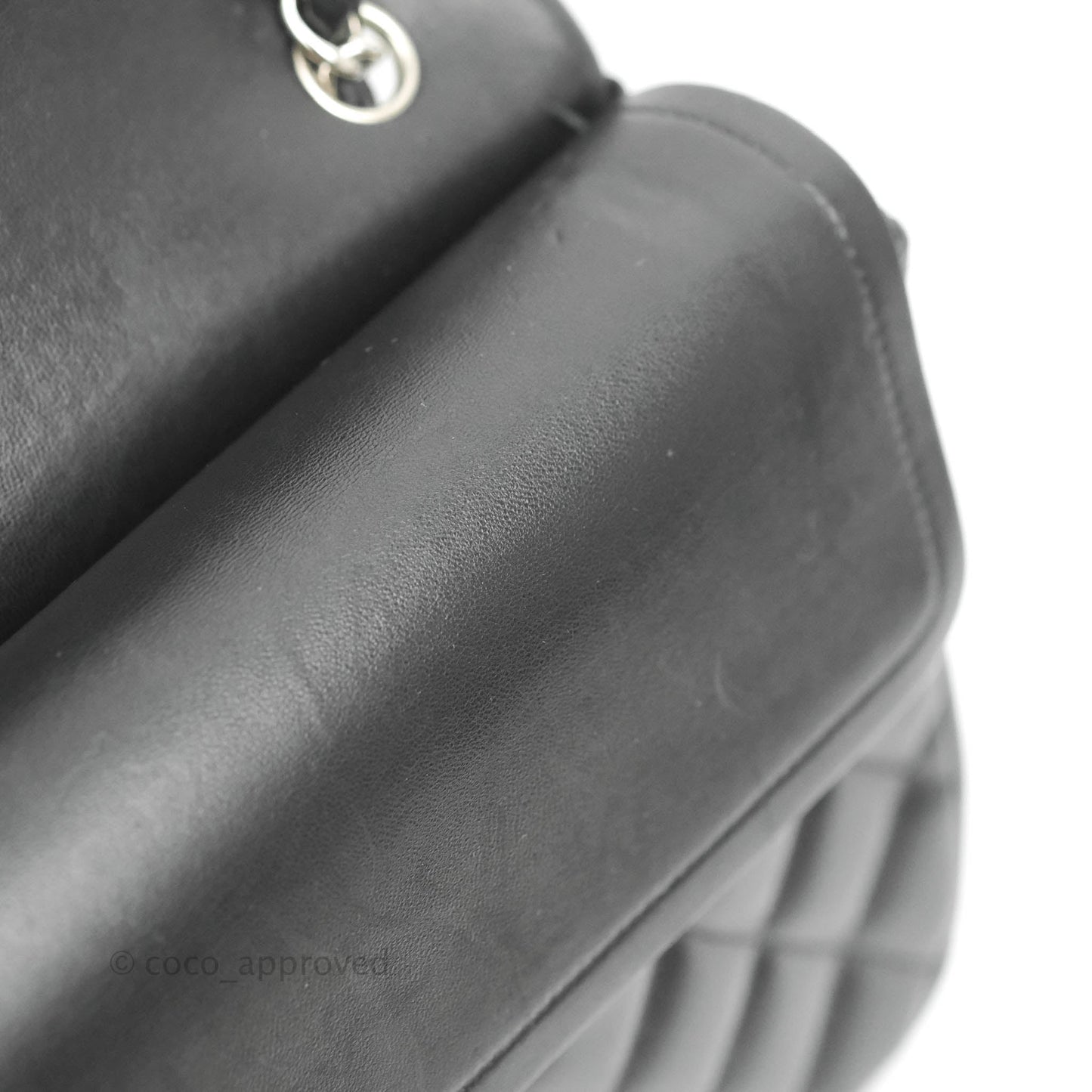 Chanel Jumbo Double Flap Black Lambskin Silver Hardware⁣⁣