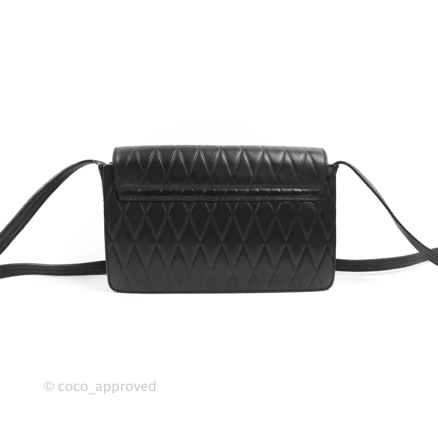Chloe Small Faye Shoulder Bag Quilted Black Calfskin