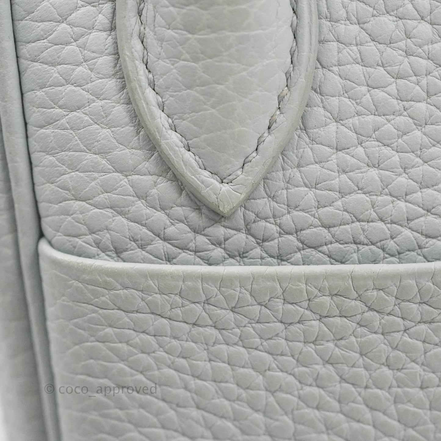 Hermès Lindy 26 Blue Glacier 8U Taurillon Clemence Palladium Hardware