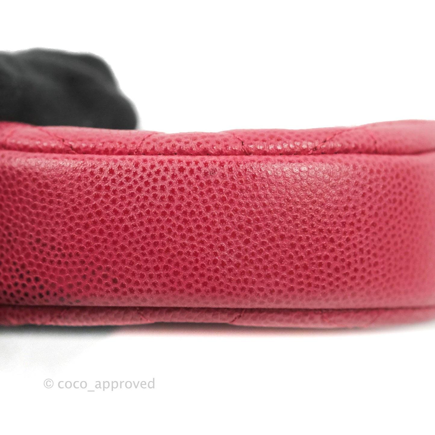 Chanel Red Round Coin Purse