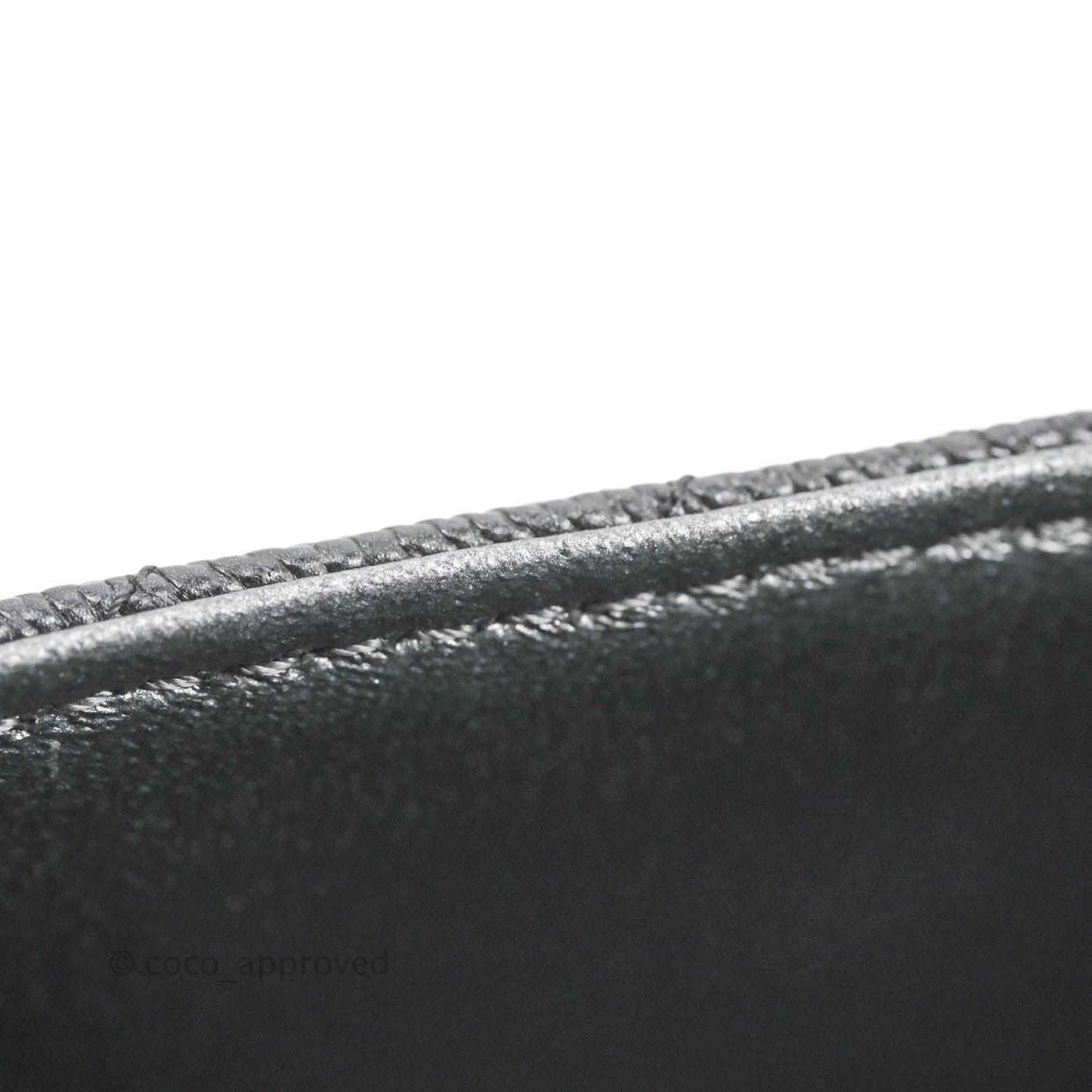Chanel Chevron Mini Rectangular Flap Iridescent Black Caviar Ruthenium Hardware 17B