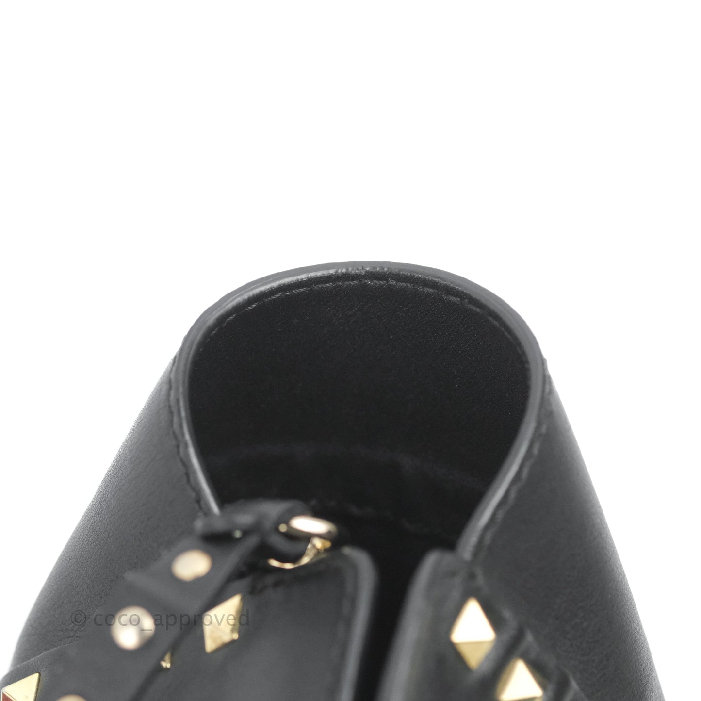 Valentino Garavani Small Rockstud Bag Black Calfskin