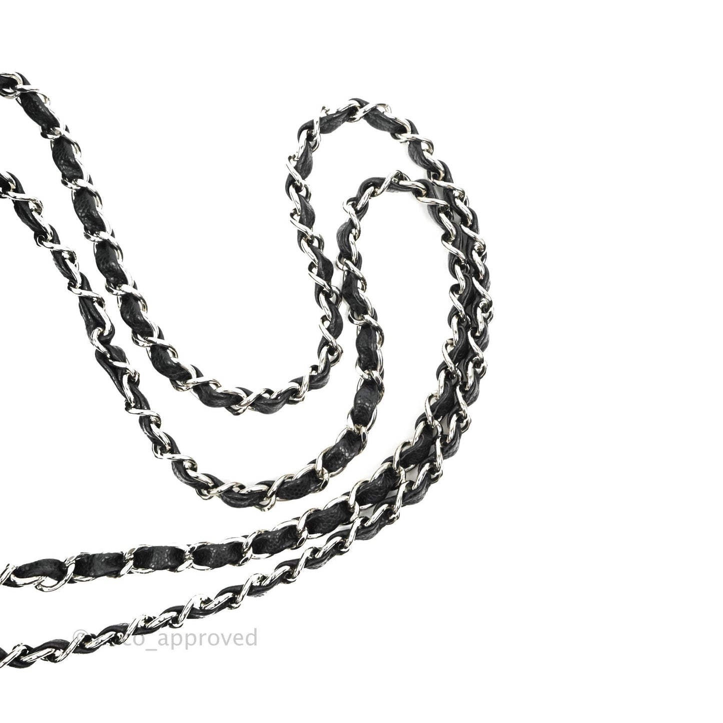 Chanel Jumbo Single Flap Black Caviar Silver Hardware⁣⁣