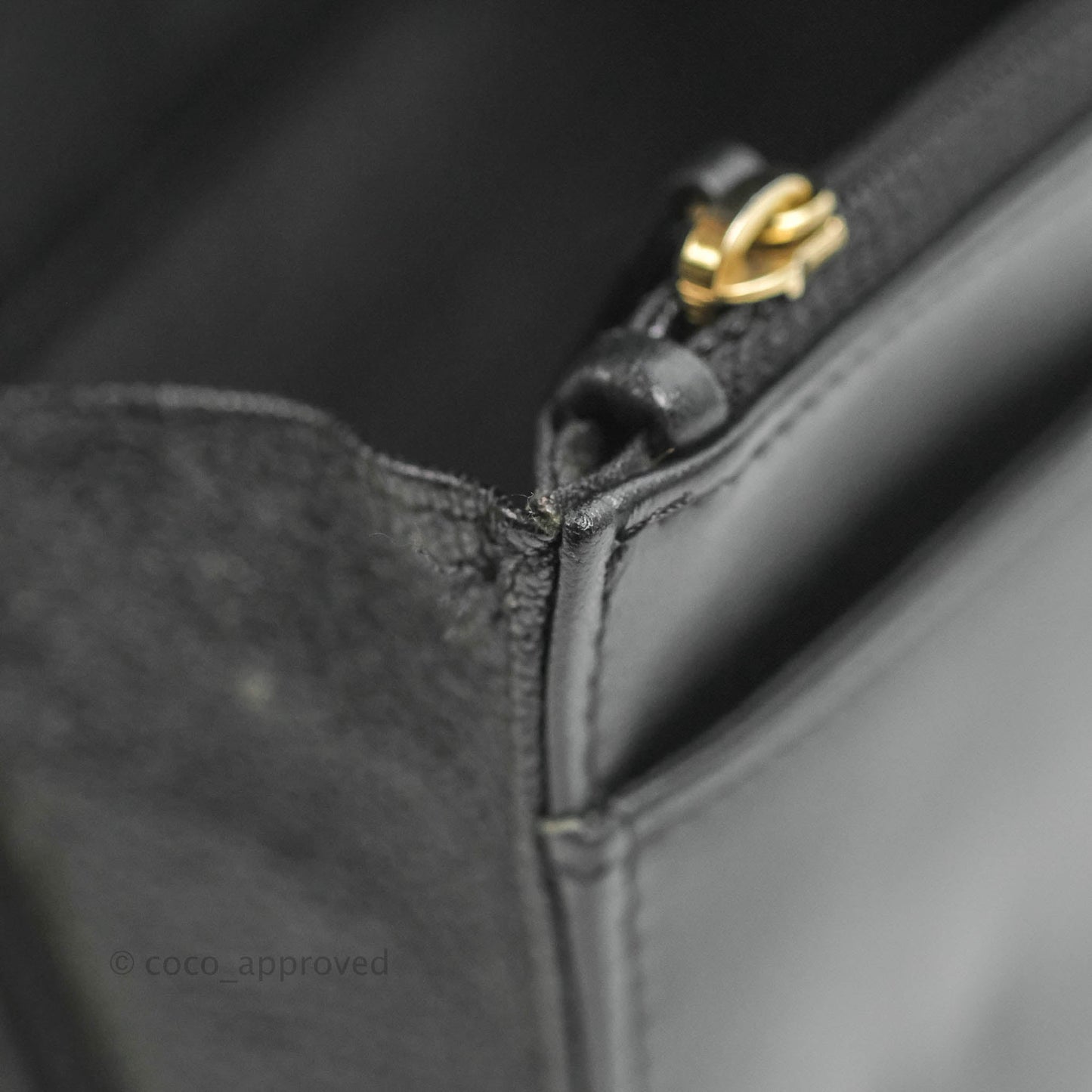 Chanel Quilted Boy Wallet on Chain WOC Black Caviar Aged Gold Hardware