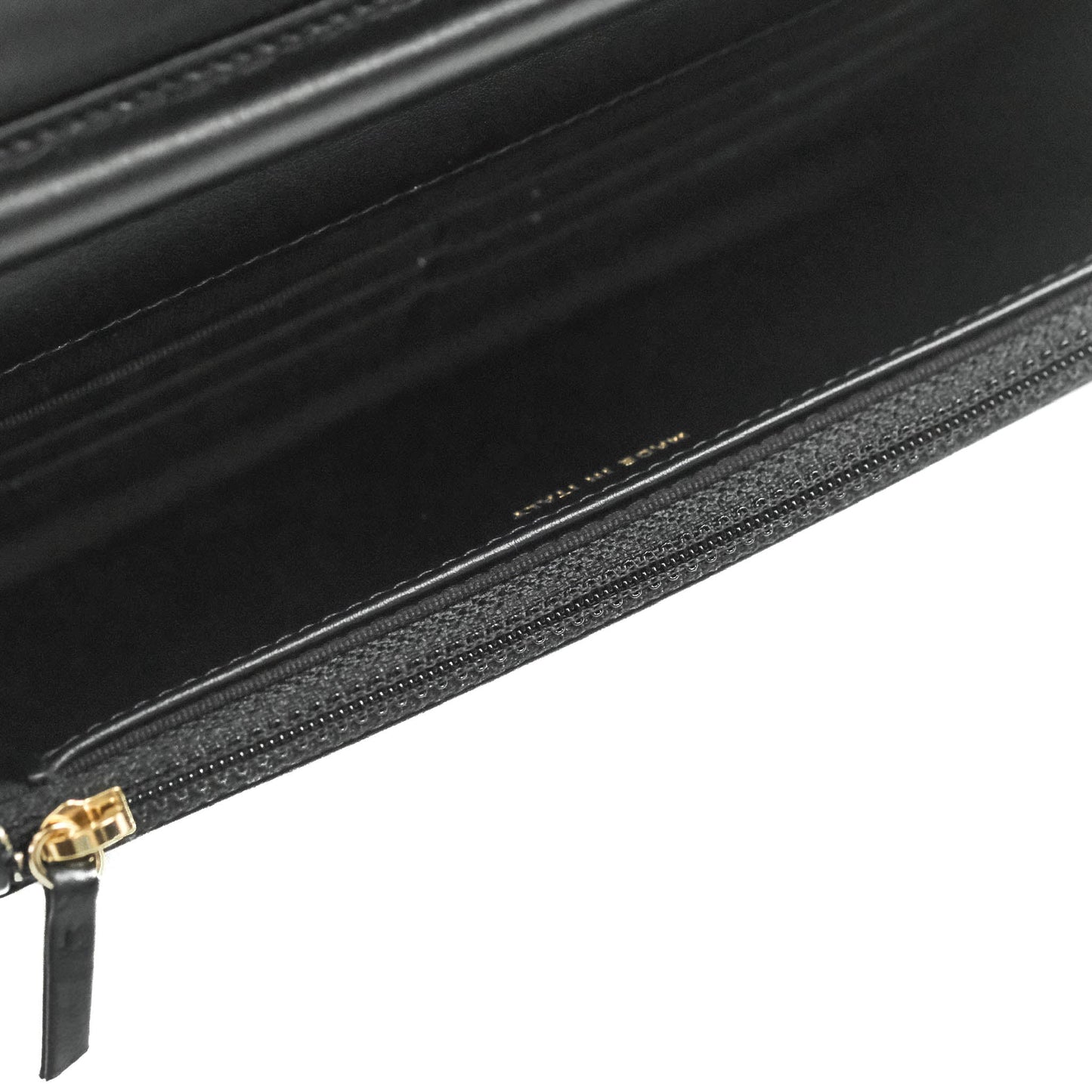 Chanel Quilted Boy Wallet on Chain WOC Black Caviar Aged Gold Hardware
