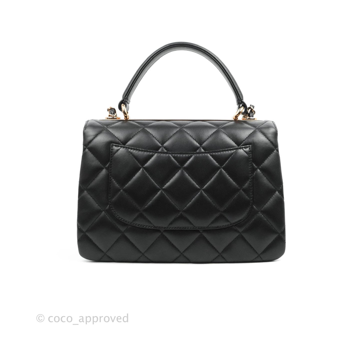 Chanel Trendy CC Small Black Lambskin Rose Gold Hardware