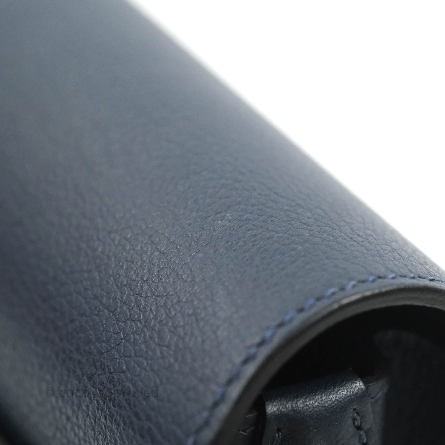 Hermès Roulis Mini 18 Bleu Nuit Evercolor Palladium Hardware
