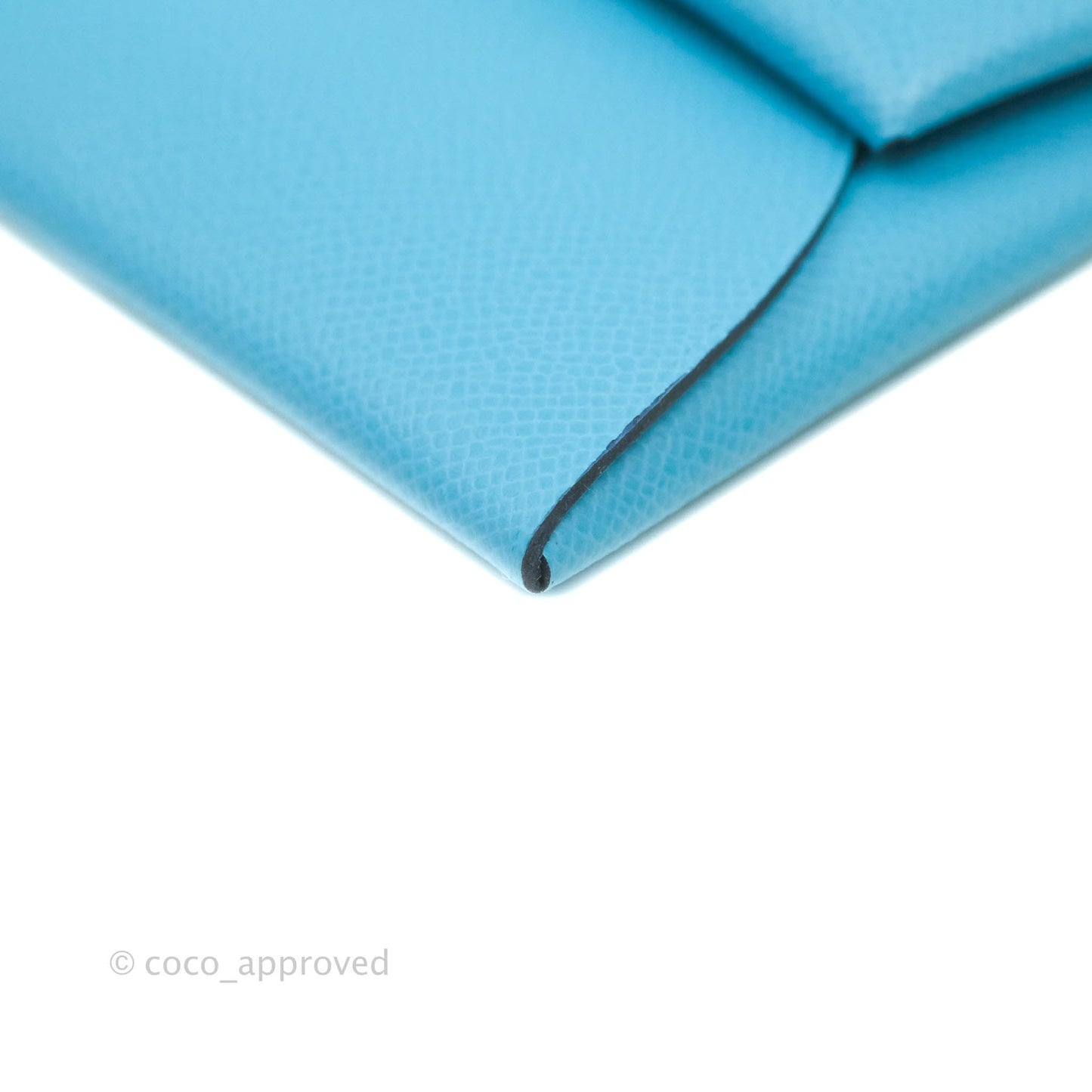 Hermès Bastia Coin Purse Blue