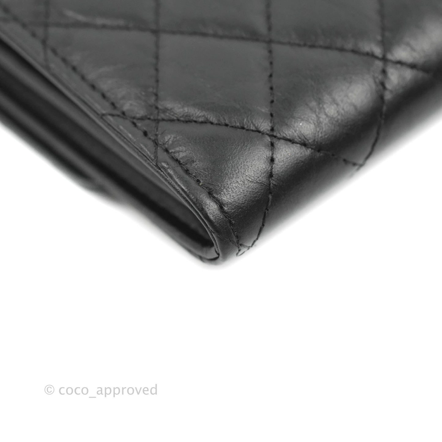 Chanel Reissue 2.55 Clutch With Chain Black Crumpled Calfskin Aged Gold Hardware