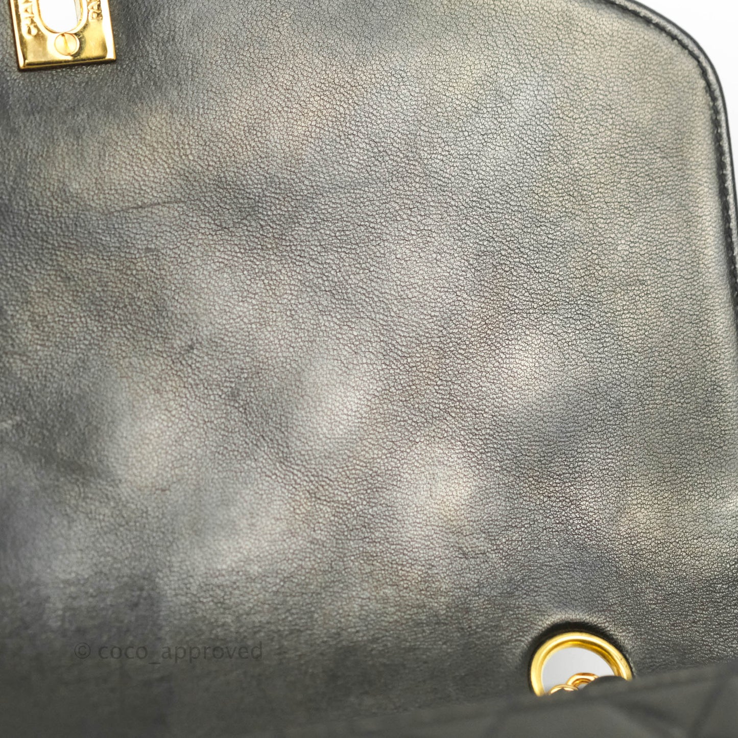 Chanel Vintage Quilted Medium Classic Diana Flap Bag Black Lambskin 24K Gold Hardware