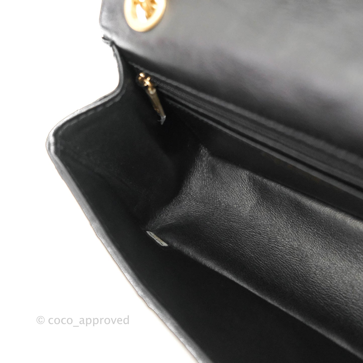 Chanel Mini Reissue 224 Black Aged Calfskin Aged Gold Hardware