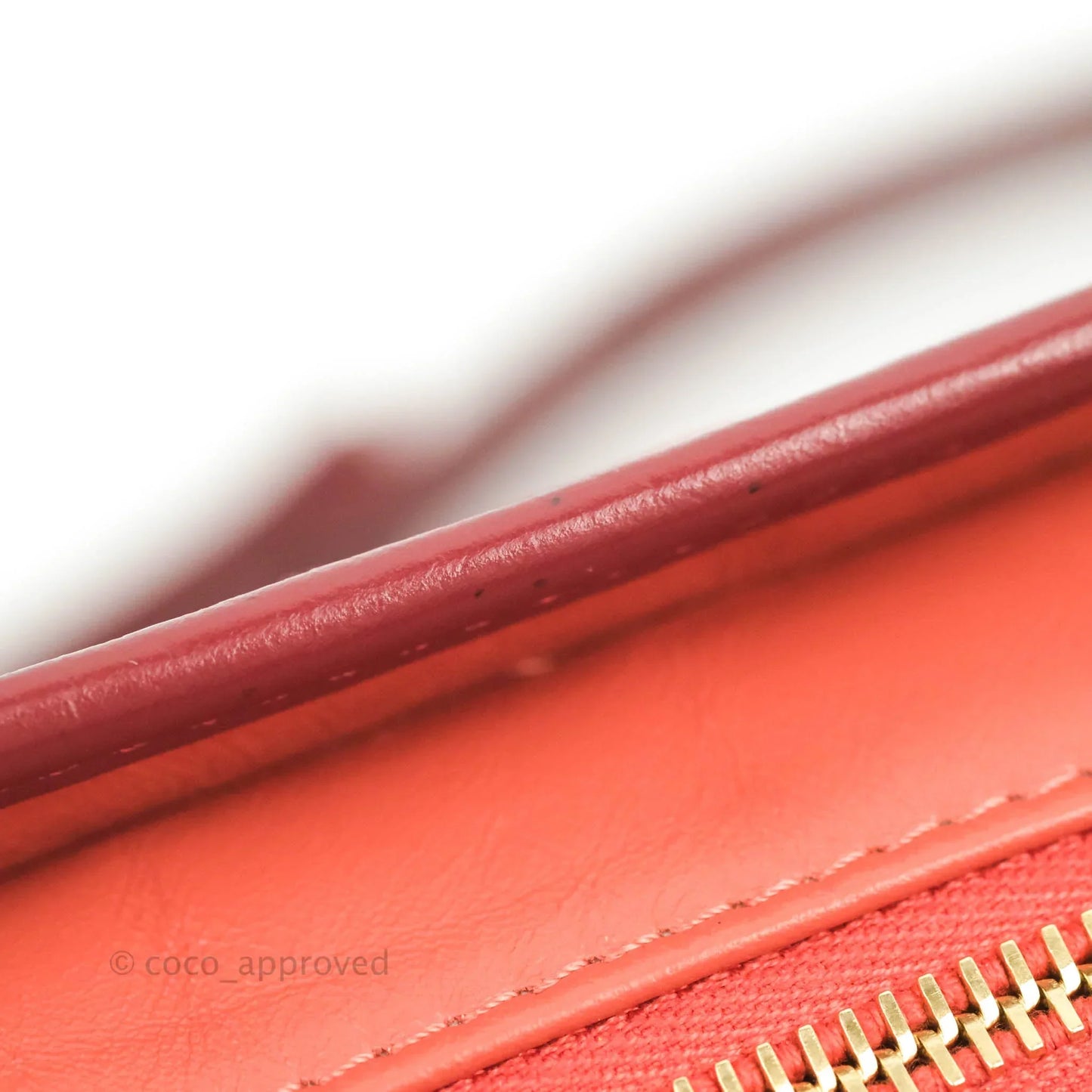 Chanel Large Gabrielle Hobo Red Aged Calfskin Mixed Hardware