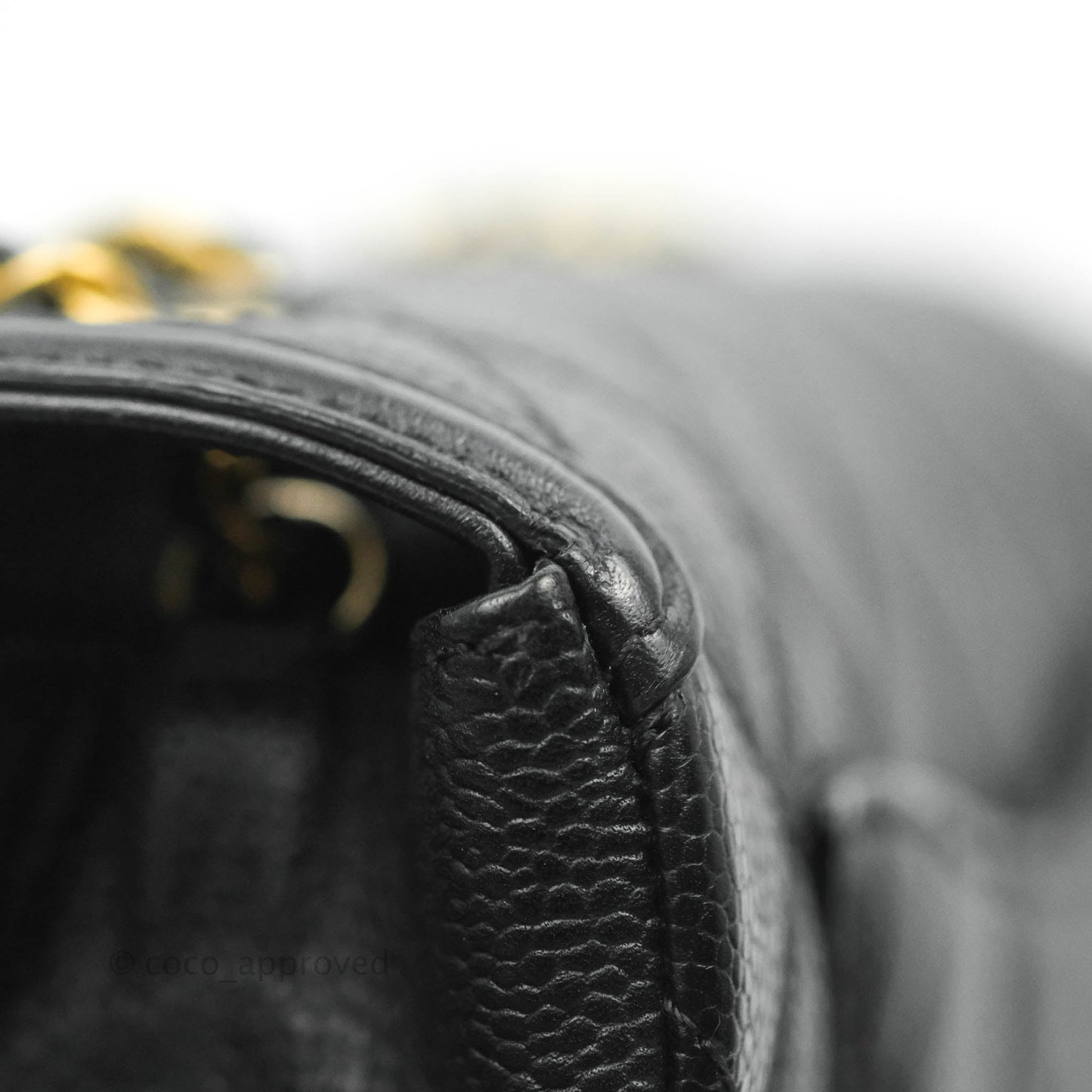 Chanel Quilted Small CC Filigree Flap Black Caviar